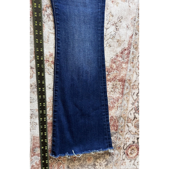 Mother The Weekender Fray Mint Condition Denim Jeans Size 27 Stretch Flare - Picture 3 of 11